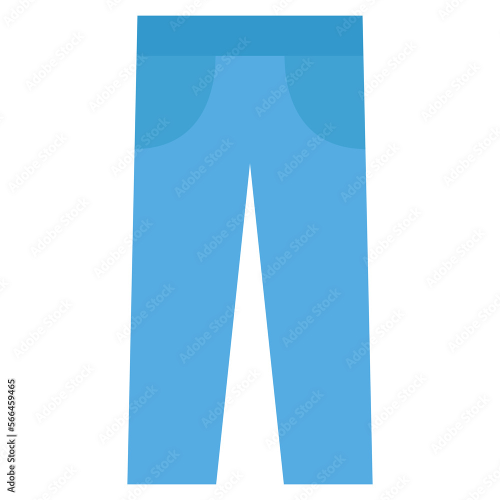 blue jeans symbol. long pants icon logo blue jeans symbol. long pants icon logo