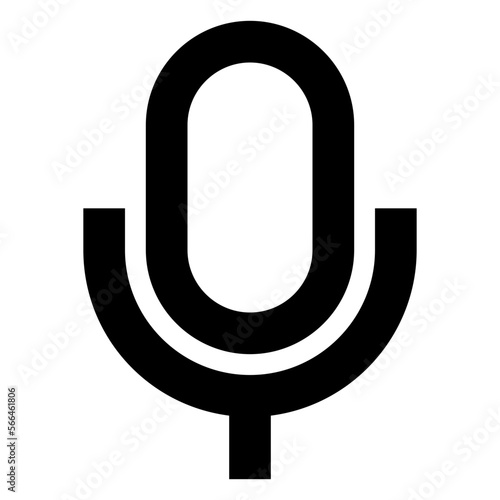mic line icon