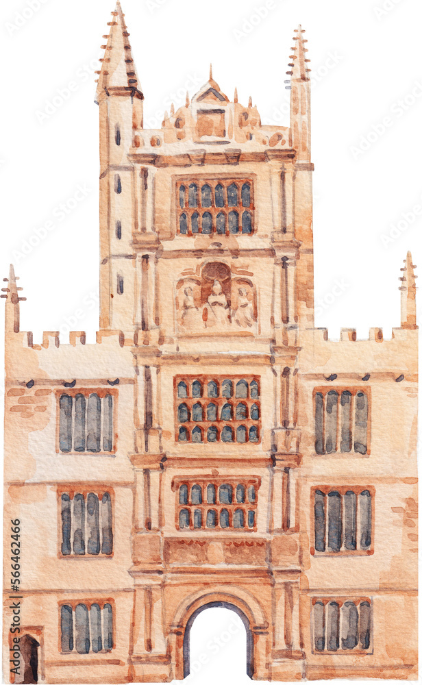 Bodleian Library (transparent background)