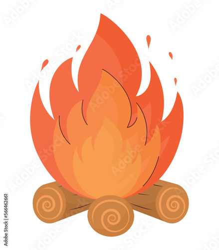 camp bonfire design