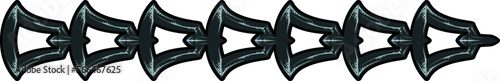 metal iron chain element pattern
