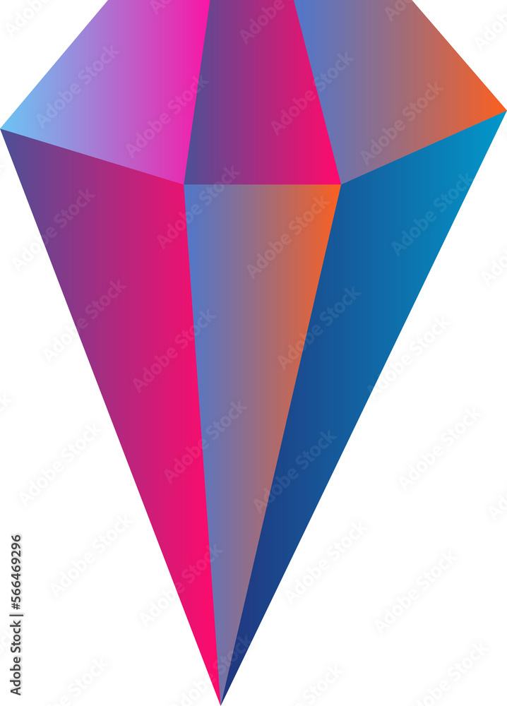 Abstract geometric 3d shape Abstract geometric 3d shape