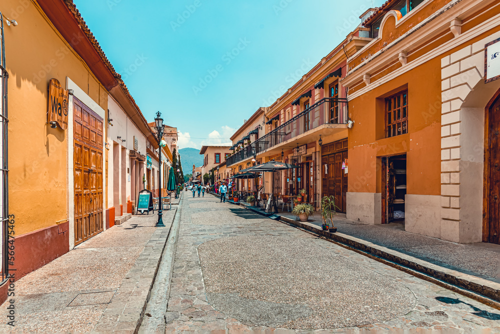 Calles de san Cristobal de las Casas, Chiapas, México 