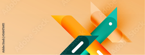 Background overlapping lines. Dynamic lines abstract wallpaper. Straight lines composition vector illustration for wallpaper banner background or landing page