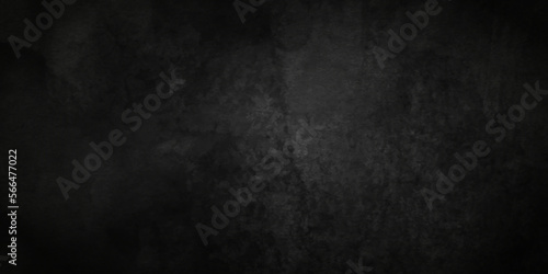 Black texture chalk board and black board background. stone concrete texture grunge backdrop background anthracite panorama. Panorama dark grey black slate background or texture. © MdLothfor