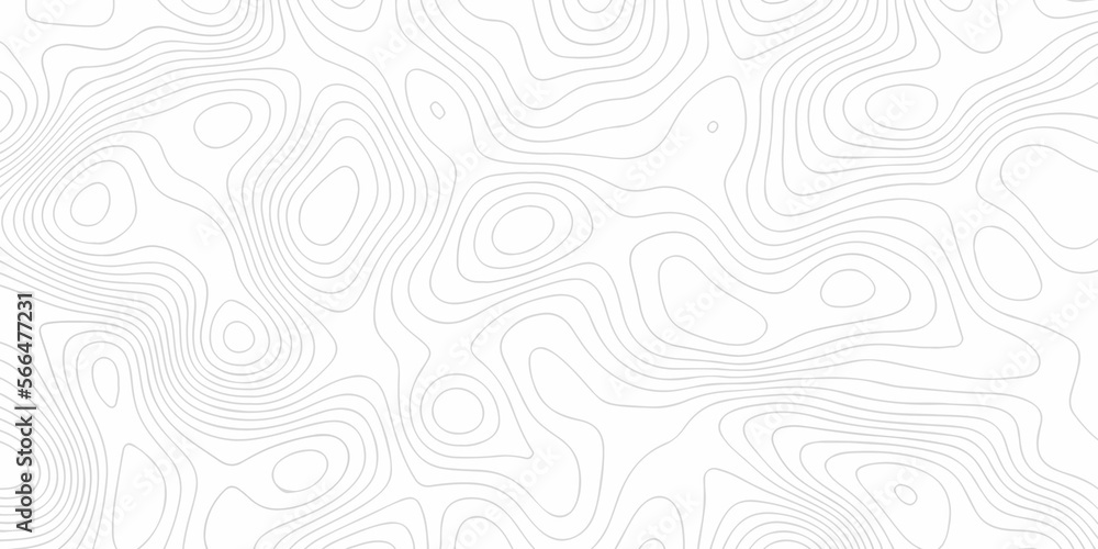 Topographic map. Geographic mountain relief. Abstract lines background. Contour maps. Vector illustration, Topo contour map on white background, Topographic contour lines vector map seamless pattern.