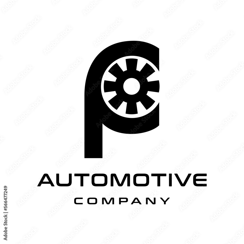 F letter tire vector logo template. This design use car symbol F letter tire vector logo template. This design use car symbol