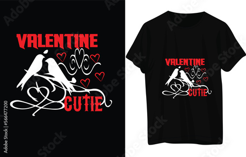 valentines cutie t-shirt design