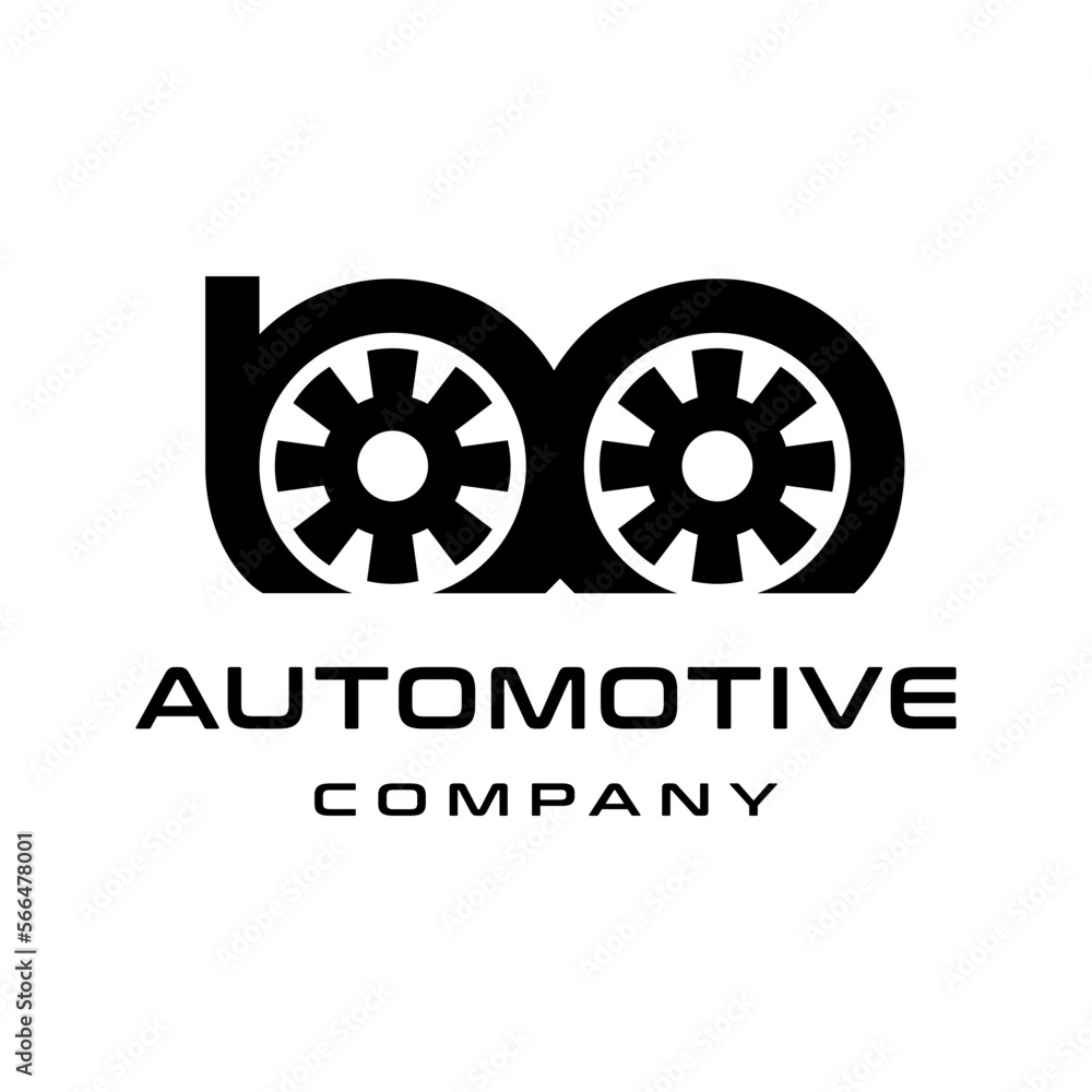 M Letter tire vector logo template. This font suitable for automotive business.