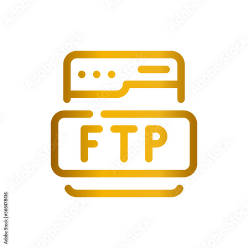 ftp gradient icon