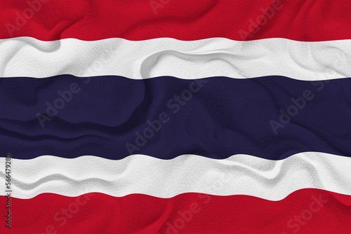 National flag of Thailand. Background with flag of Thailand