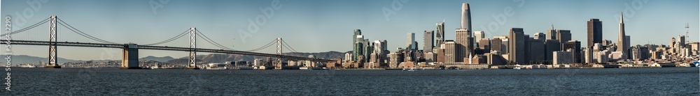 San Francisco Skyline and Oakland Bay Bridge San Francisco Skyline and Oakland Bay Bridge