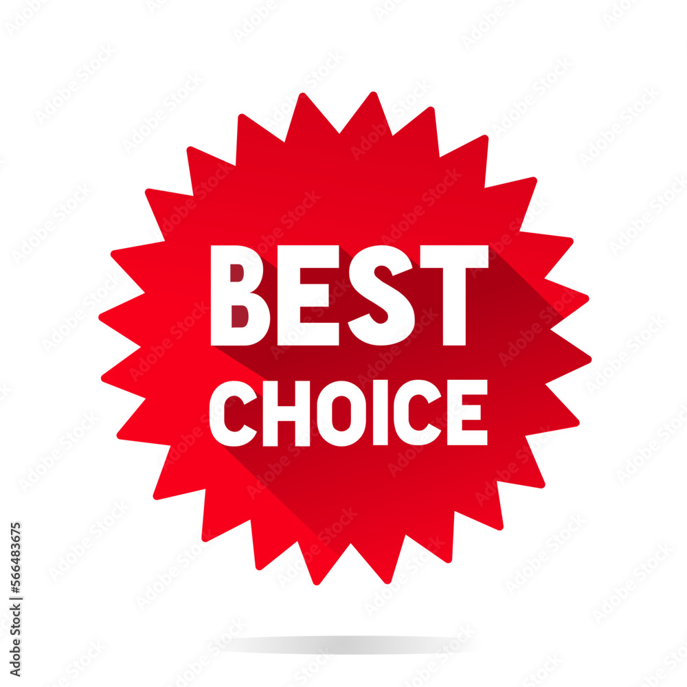 Best choice sticker icon. Design for marketing, business and advertising. Flat vector icon.
Best choice sticker icon. Design for marketing, business and advertising. Flat vector icon.