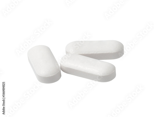 Medical pill tablet isolated on transparent png