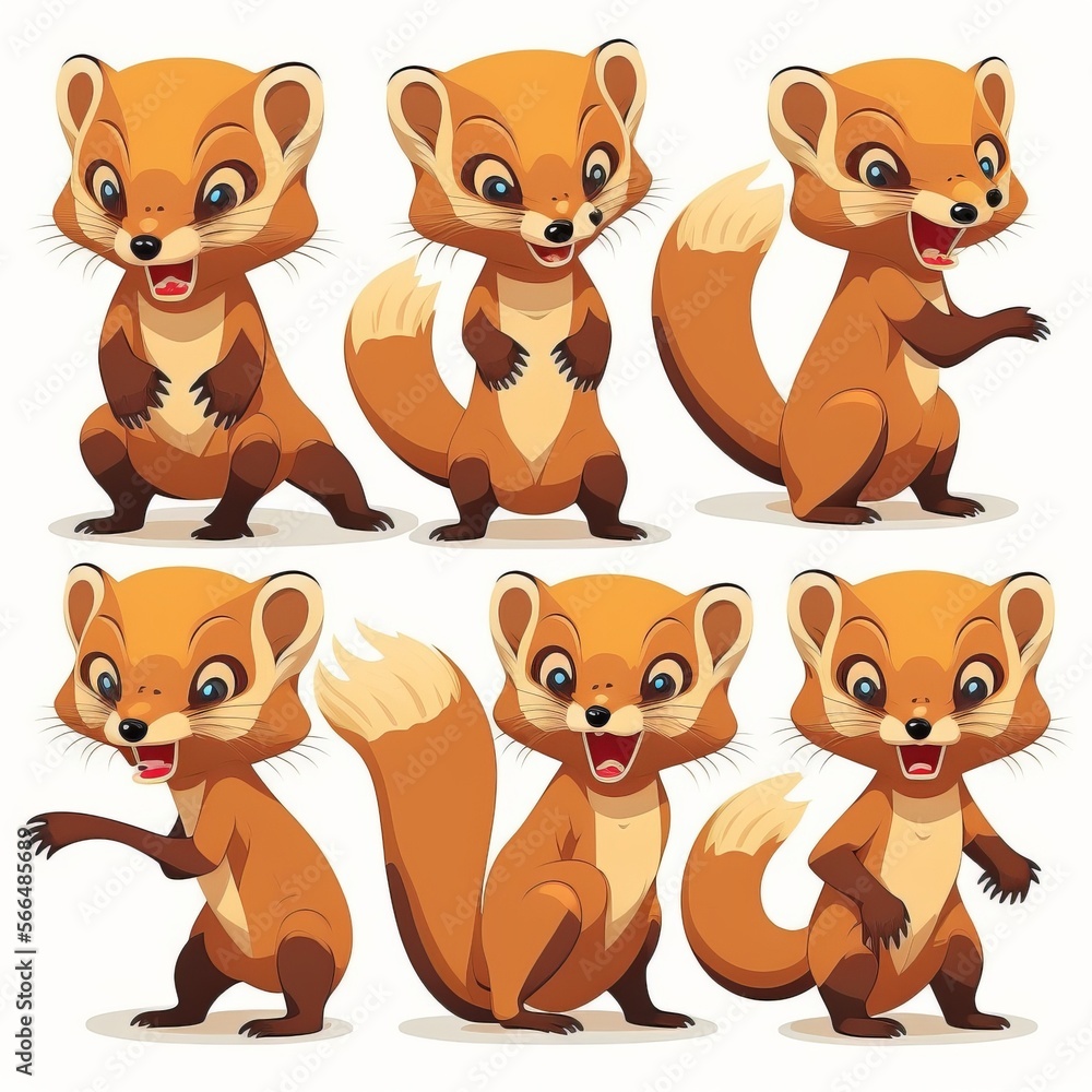 Fototapeta premium Marten Collection Of Emotions