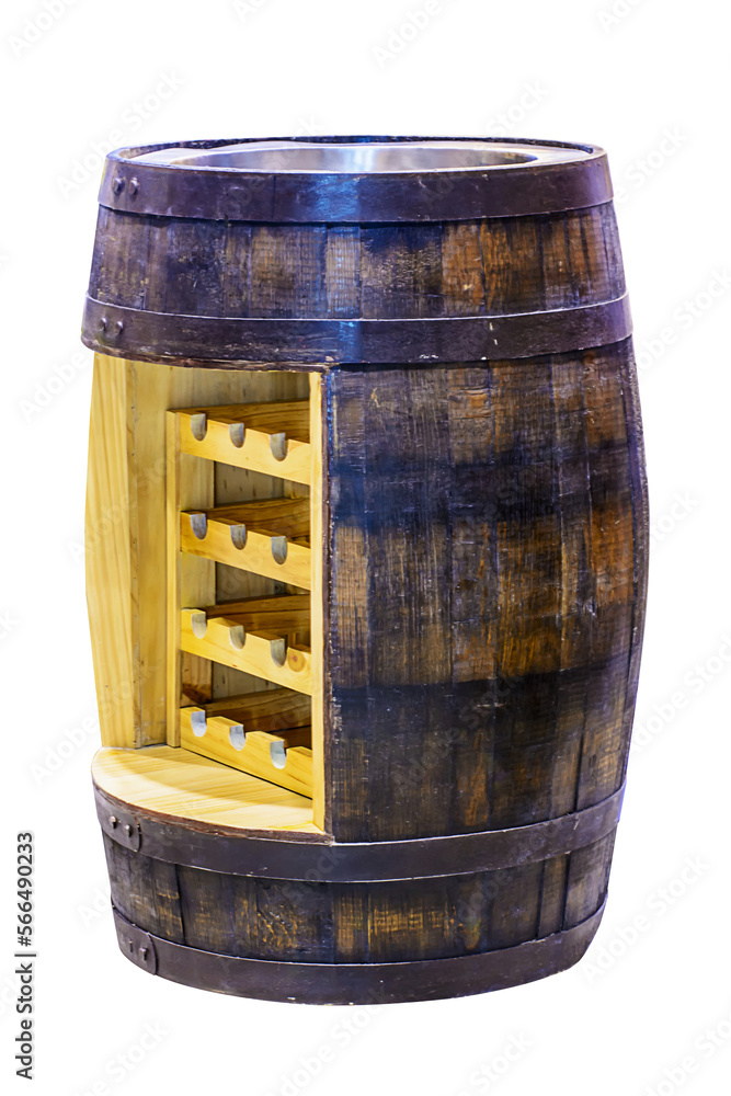 Obraz premium Wooden Wine Fridge.