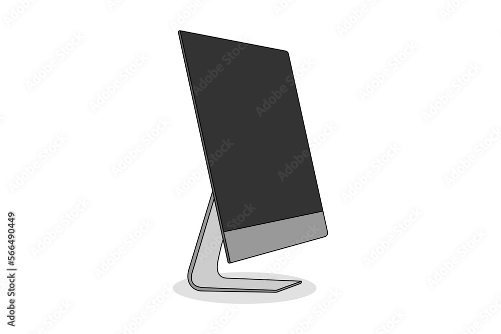 Illustration of a computer vector design white background Illustration of a computer vector design white background
