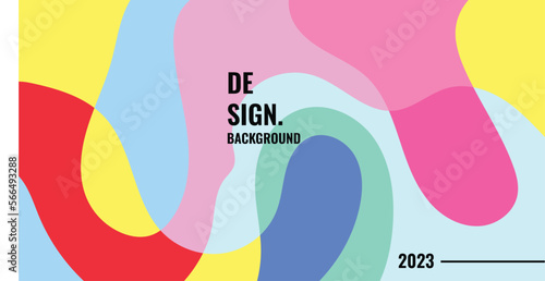 Colorful abstract geometric and fluid banner template for marketing promotion material. Giveaway, cash back, gift card, and member card bonus design template.