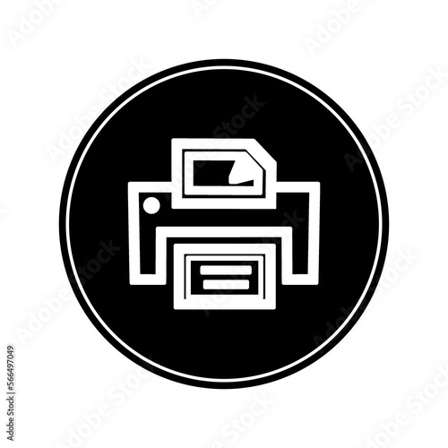 printer icon on internet button