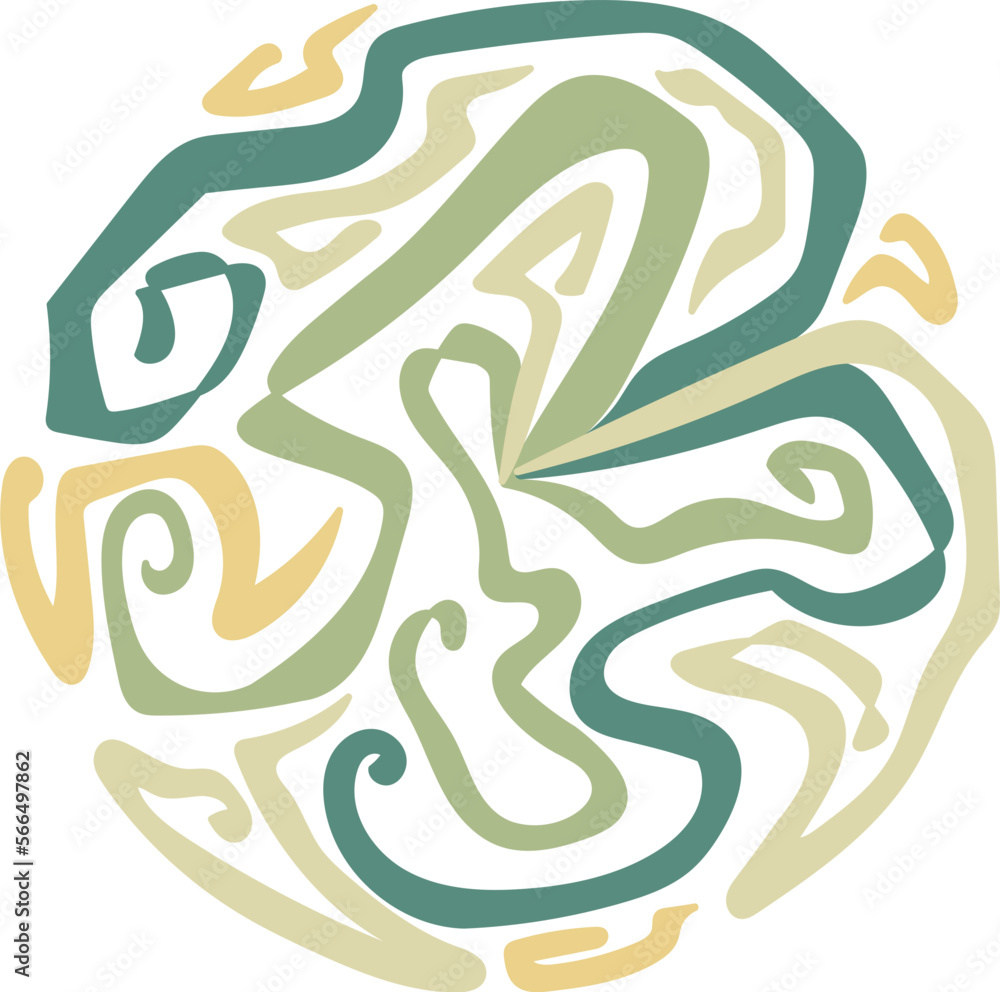 Abstract tree top view illustration. Abstract tree top view illustration.
