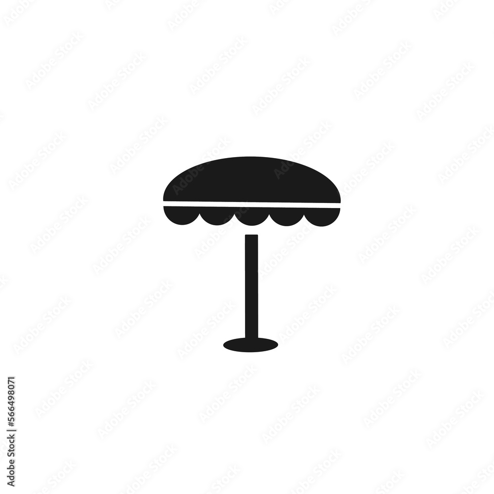 Vector illustration, umbrella icon. isolated on a white background. Vector illustration, umbrella icon. isolated on a white background.