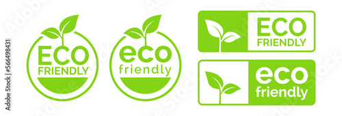 Set Of Eco Friendly Icons. Ecologic food stamps. Organic natural food labels.