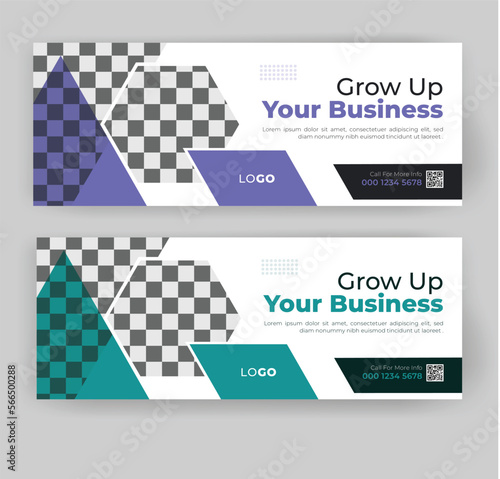 corporate business Facebook cover design template