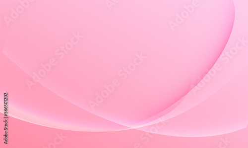 Smooth Wave Background. Vector Illustration. Pink Abstract Vector Background