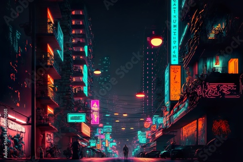 Background information on the Metaverse Neon City Network. generative ai