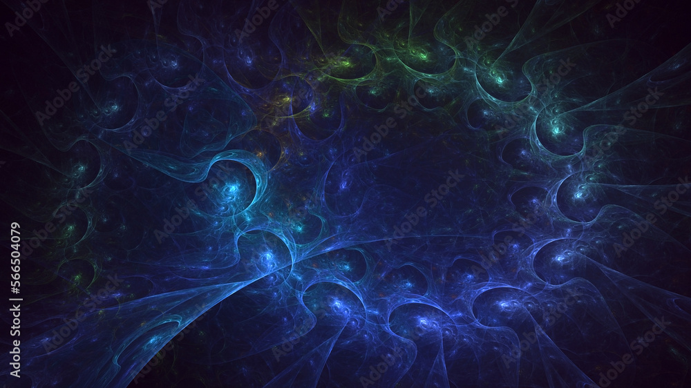 3D rendering abstract multicolored fractal light background with bright center 3D rendering abstract multicolored fractal light background with bright center
