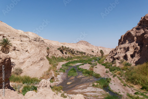 View of a beautiful Keshit canyon on the outskirts on the outskirts of Lut desert in Kerman Province, Iran