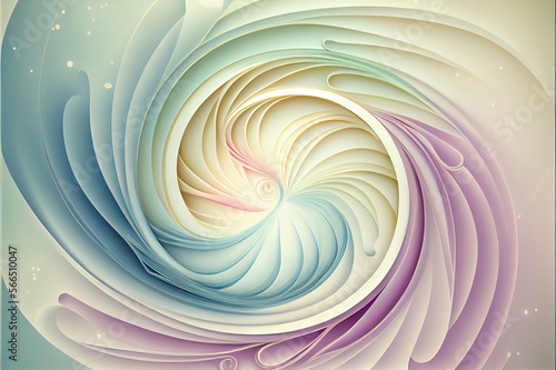 abstract spiral- spin background