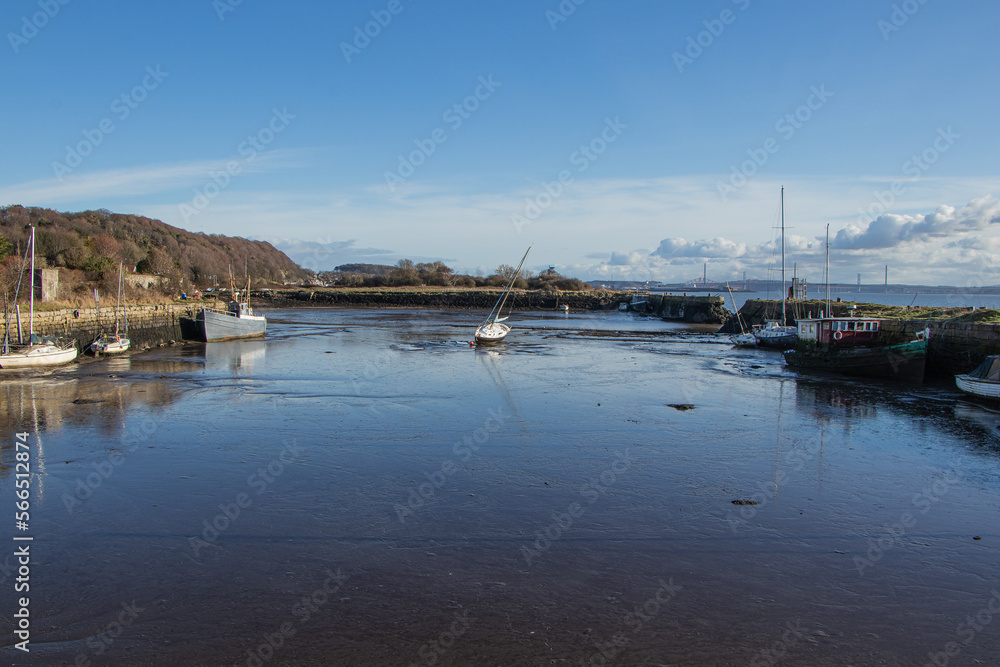 Charlestown Harbour view. Charlestown, also known as Charlestown-on-Forth,  is a village in Fife, Scotland..