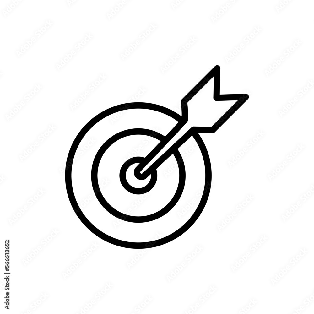 Target icon vector logo design template Target icon vector logo design template