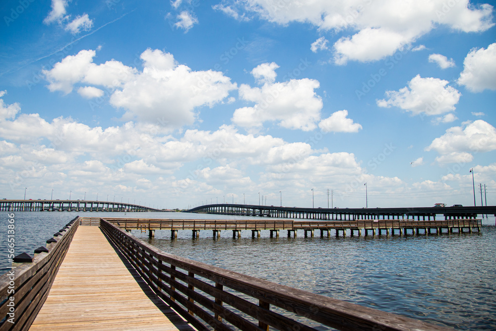 Walkways and bridges over the waterways of Florida Walkways and bridges over the waterways of Florida