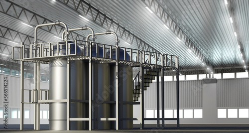 Equipment for brewing. Tank...