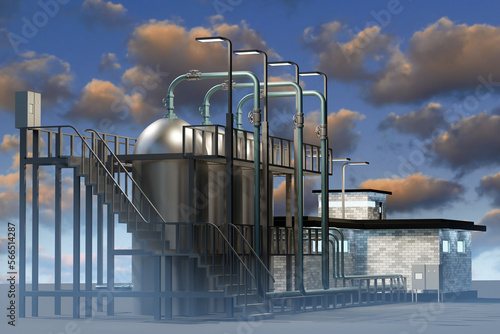 Industrial zone. Manufactur...