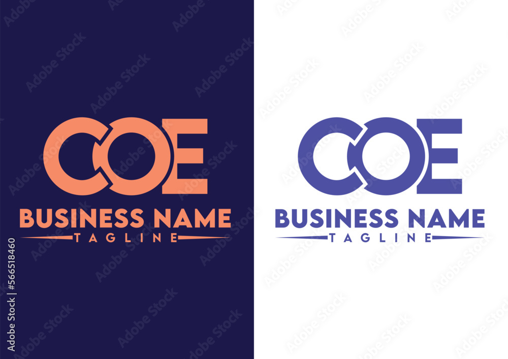 Letter CO logo design vector template, CO logo - obrazy, fototapety, plakaty 