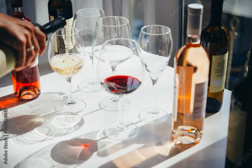 Wine tasting