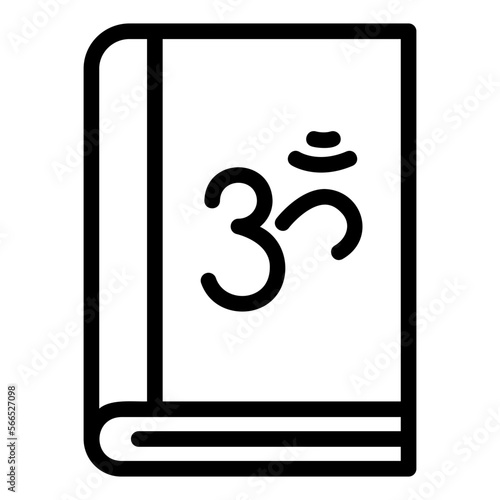vedas line icon