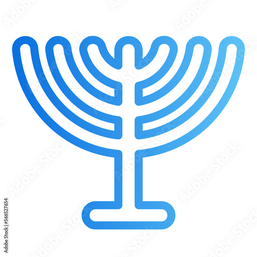 menorah gradient icon