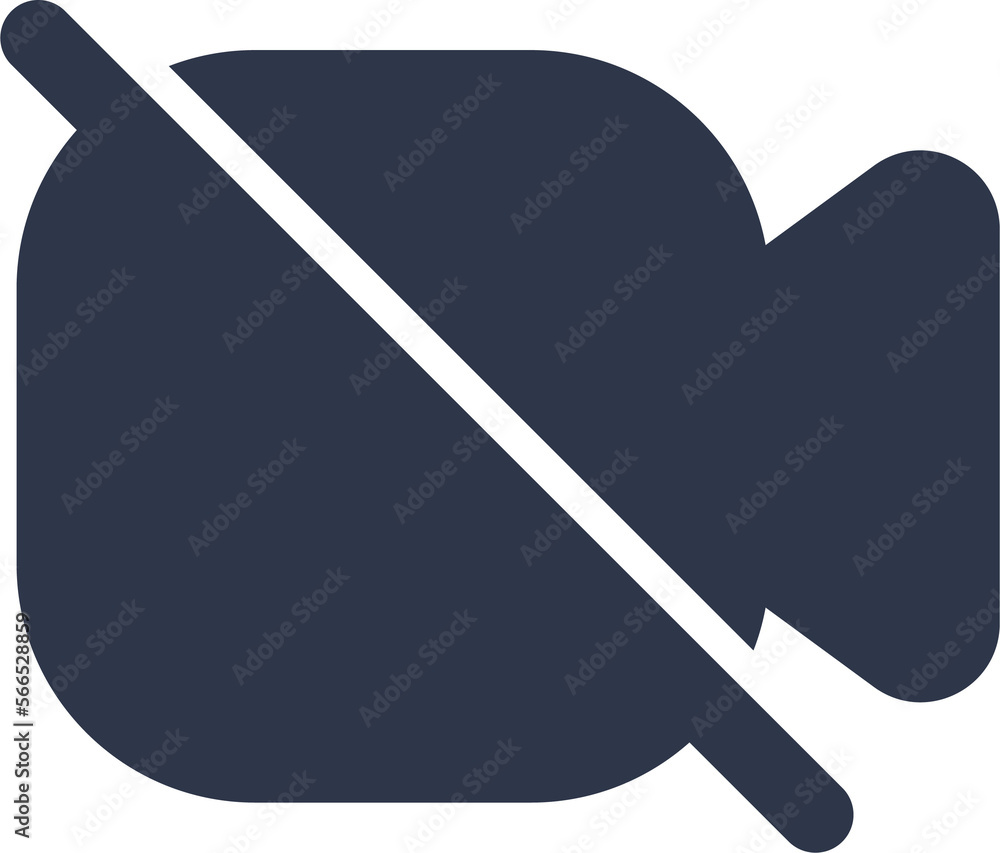 Video camera off icon in black colors. Webcam signs illustration. Video camera off icon in black colors. Webcam signs illustration.