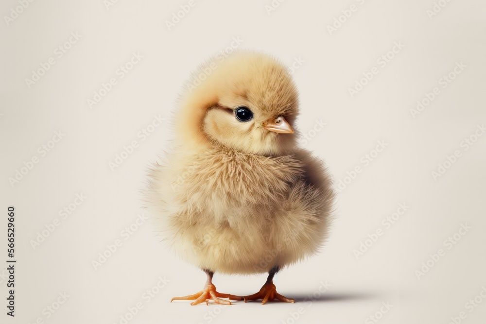 Cute chicken on a white background. Cute chicken on a white background.