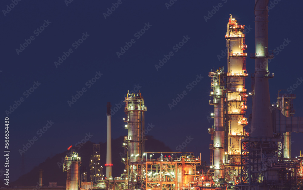 oil refineries and petroleum plants
