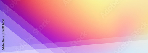 Abstract geometrical rainbow gradient digital web horizontal banner design template blank with place for text . Straight white transparent stripes lines shapes
