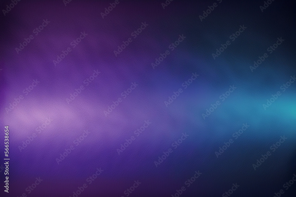 Fototapeta premium Grainy Texture Effect on Dark Blue Purple Gradient Background Generative Ai