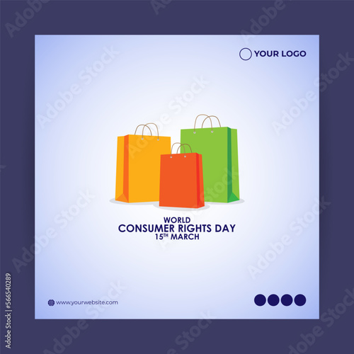 Vector illustration for World Consumer rights Day