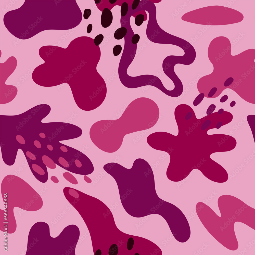 Abstract geometric shapes hand drawn seamless pattern. Wrapping paper, print, fabric design. Fashion trendy vector illustration Abstract geometric shapes hand drawn seamless pattern. Wrapping paper, print, fabric design. Fashion trendy vector illustration