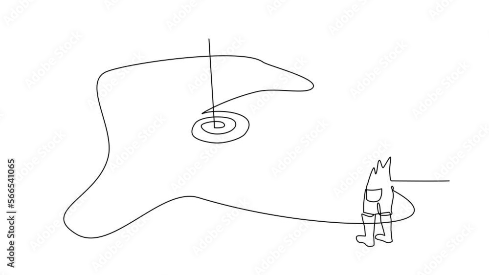 Animated self drawing of continuous line draw fisherman fishing. Man standing enjoying leisure time in nature. Banner, site, poster. Fishing, men's outdoor recreation. Full length one line animation Animated self drawing of continuous line draw fisherman fishing. Man standing enjoying leisure time in nature. Banner, site, poster. Fishing, men's outdoor recreation. Full length one line animation