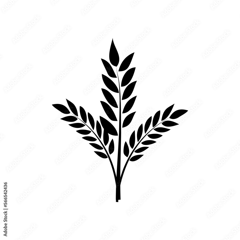 Wheat icon vector. Cereals illustration sign. Harvest symbol. Farm logo. Wheat icon vector. Cereals illustration sign. Harvest symbol. Farm logo.